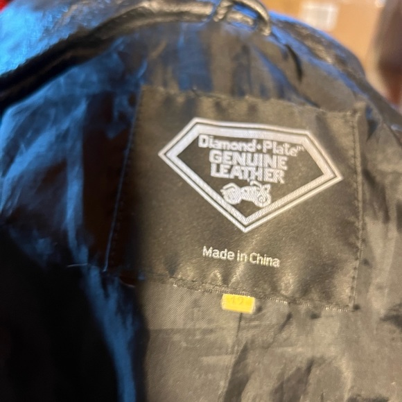 Vintage patchwork black leather biker jacket rare XS size - Picture 4 of 5